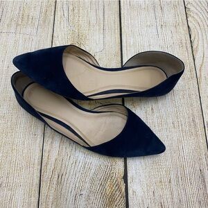 Marc Fisher LTD Suede Leather Sunny Pointed Toe Flat Shoe